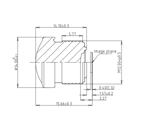 無縫スプライス AVM パノラマレンズ 3MP F2.03mm 広い角度撮影,正確な支援