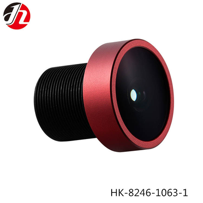 黒/赤 F1.8 CS マウントカメラレンズ, M12x0.5 CS マウント広角レンズ DVR-デジタルビデオレコーダーレンズ